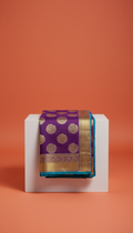 Kanchipuram pattu silk saree in magenta