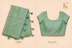 Premium Designer Catalog Work Saree – Sea Green Party Wear Saree